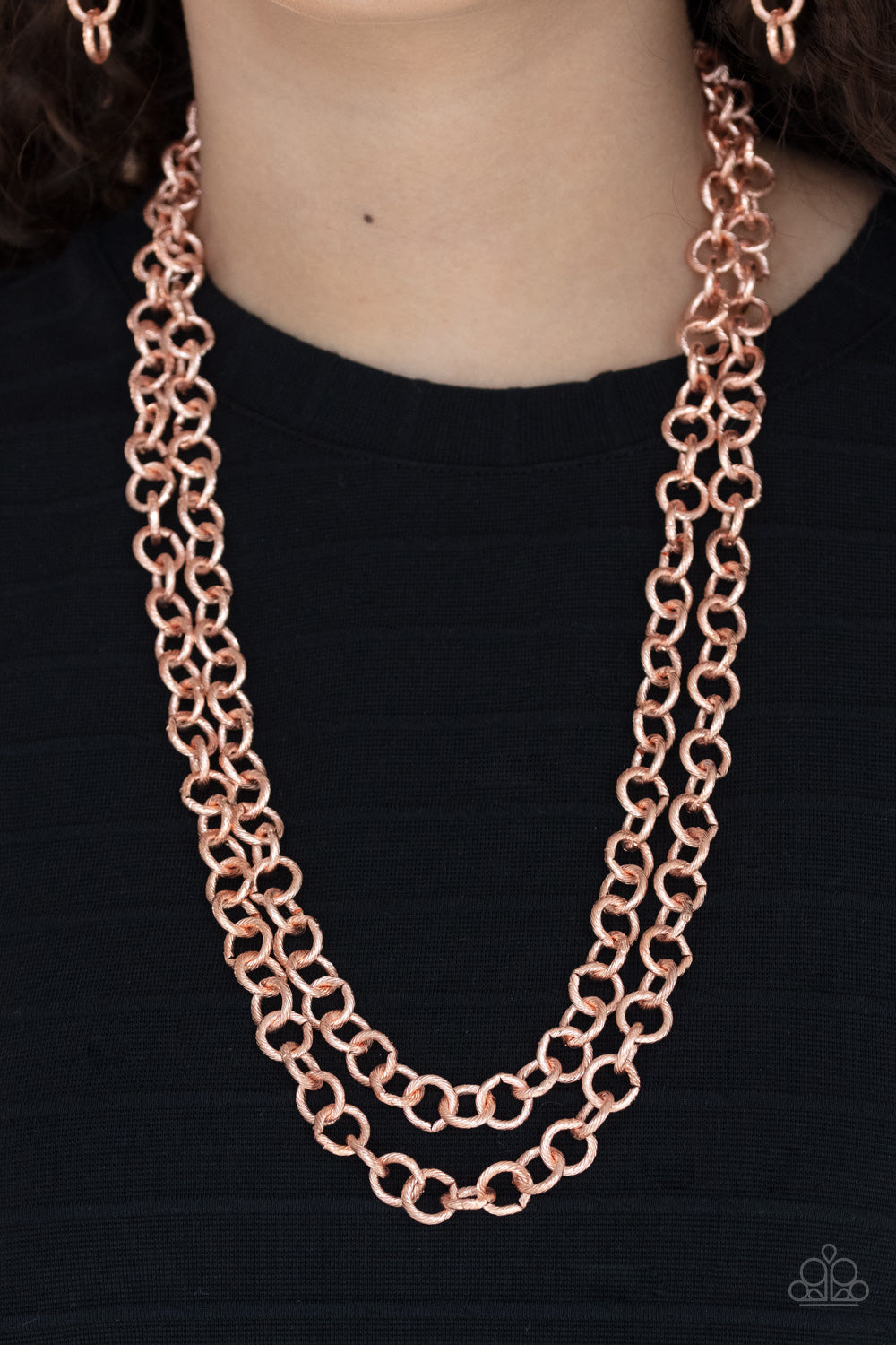Paparazzi ♥ Grunge Goals - Copper ♥  Necklace