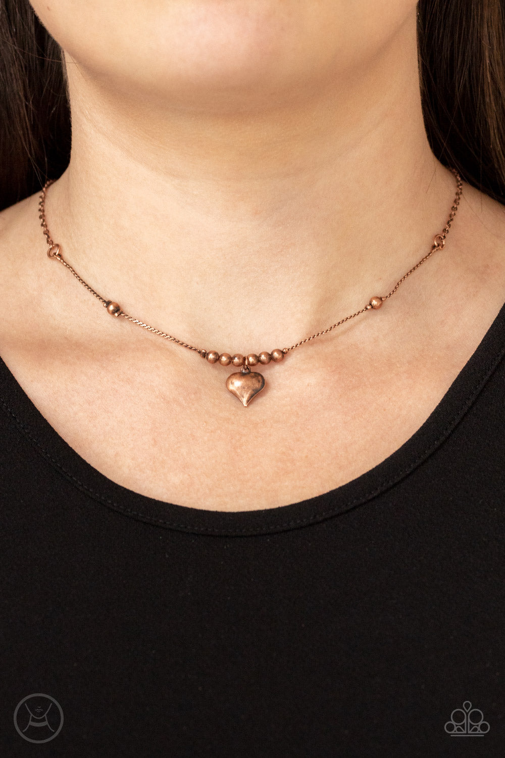 Paparazzi ♥ Casual Crush - Copper ♥  Necklace