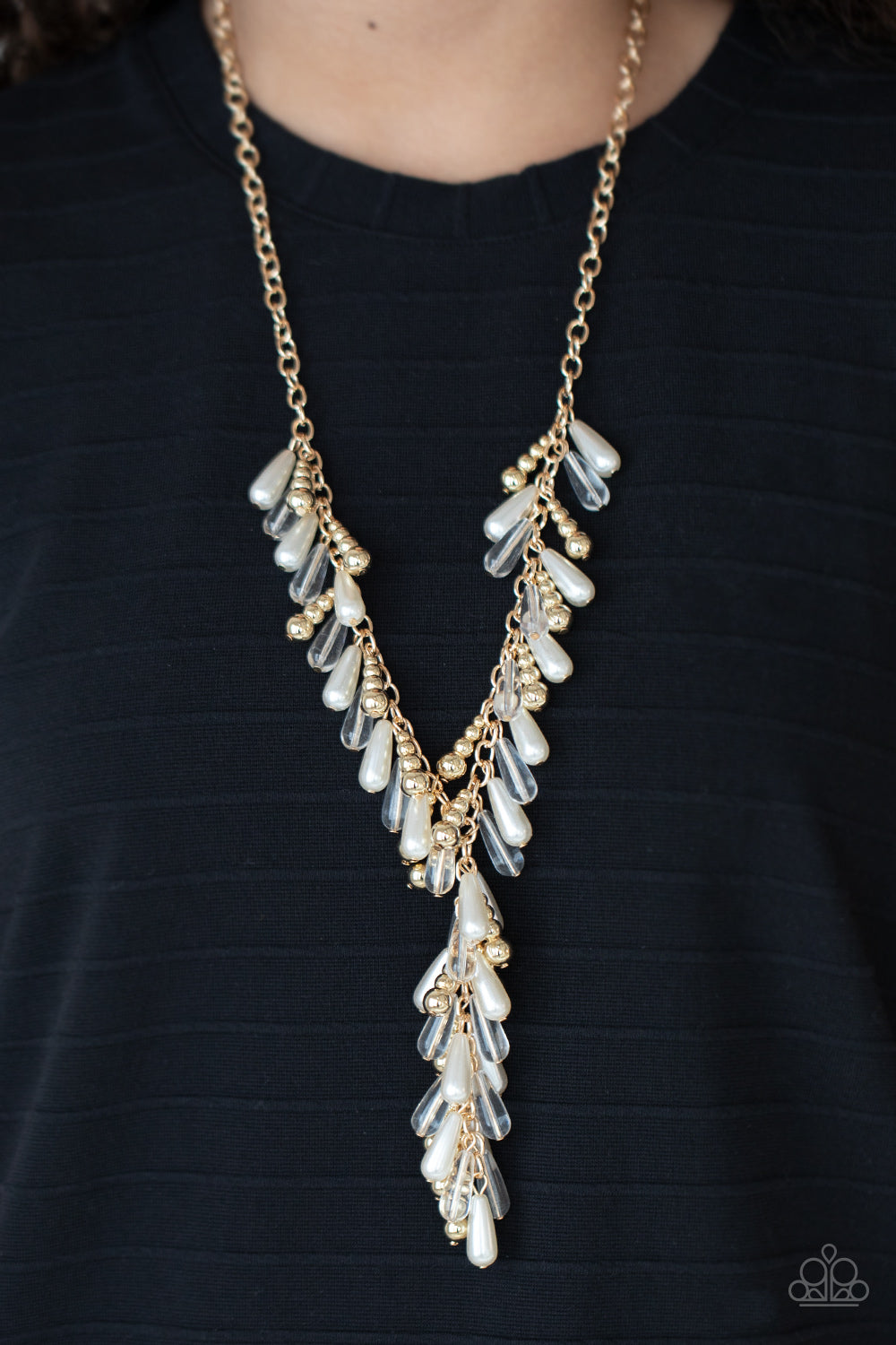 Paparazzi ♥ Dripping With DIVA-ttitude - Gold ♥  Necklace