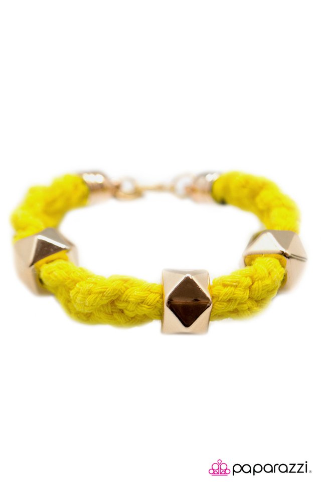 Paparazzi ♥ Feng Shui - Yellow ♥ Bracelet