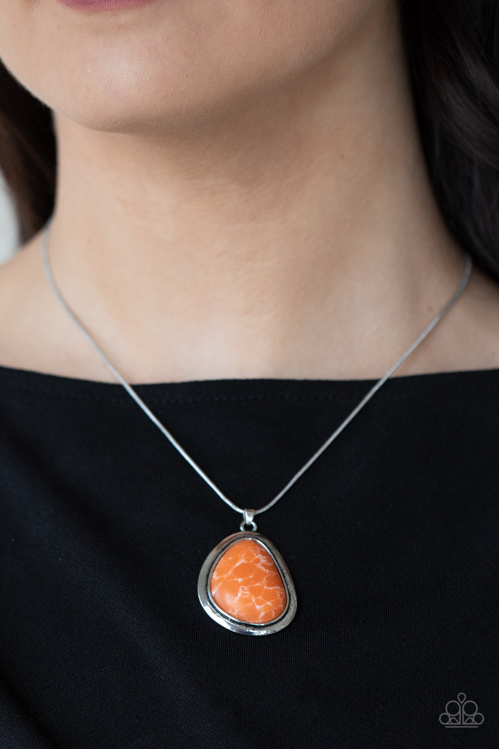 Paparazzi ♥ Canyon Oasis - Orange ♥  Necklace