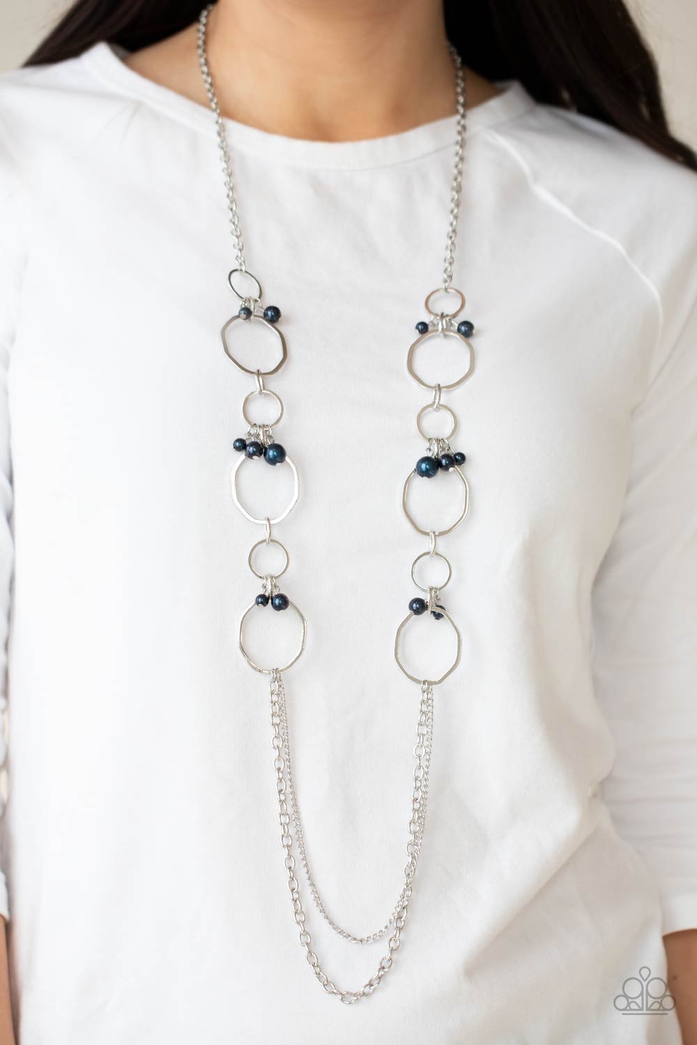 Paparazzi ♥ Ante UPSCALE - Blue ♥  Necklace