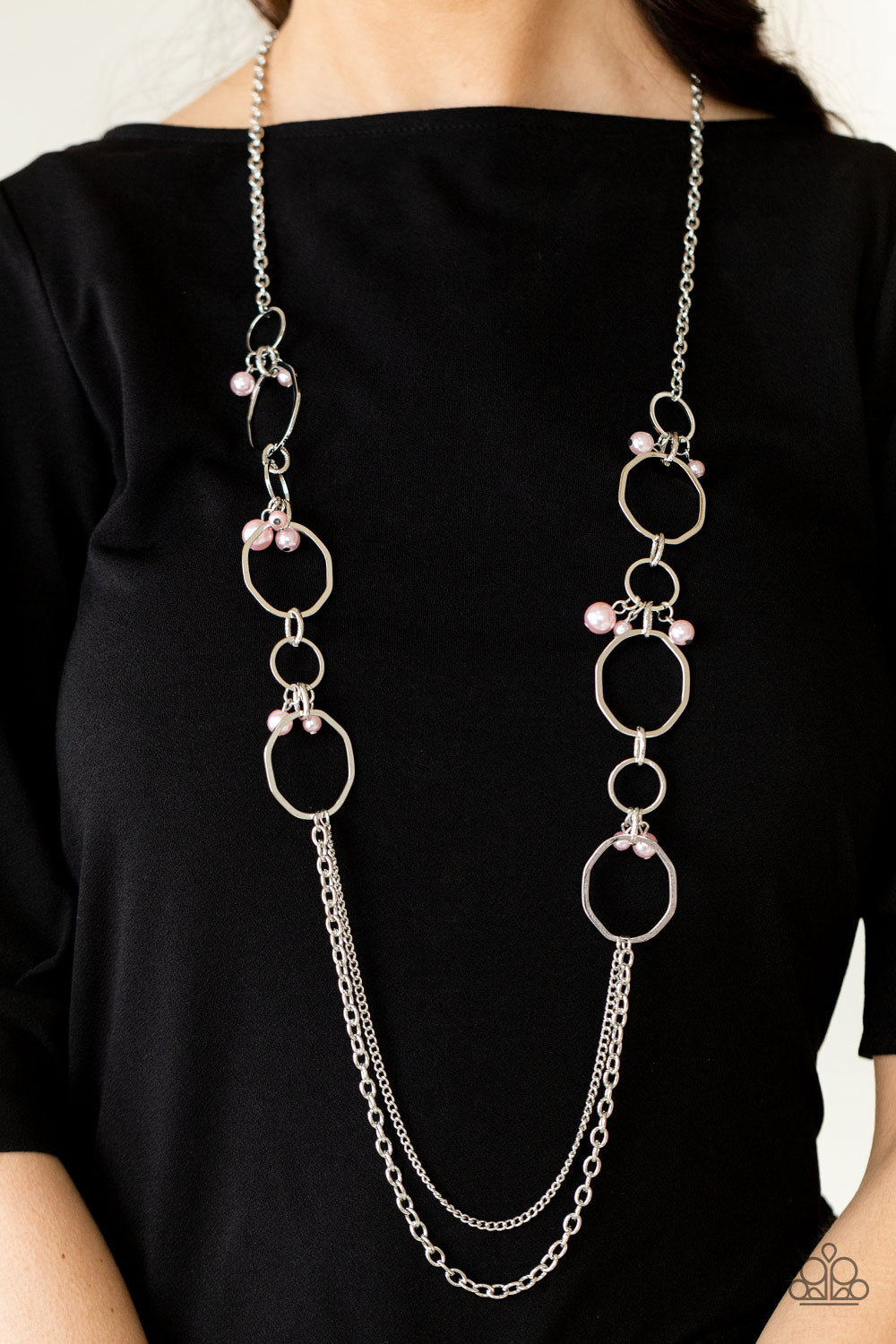 Paparazzi ♥ Ante UPSCALE - Pink ♥  Necklace