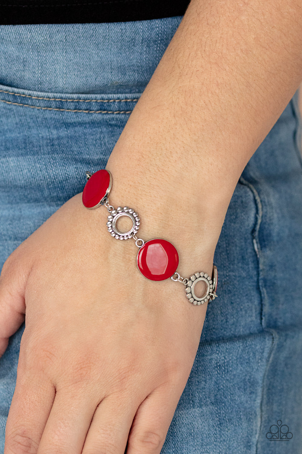 Paparazzi ♥ Garden Regalia - Red ♥  Bracelet