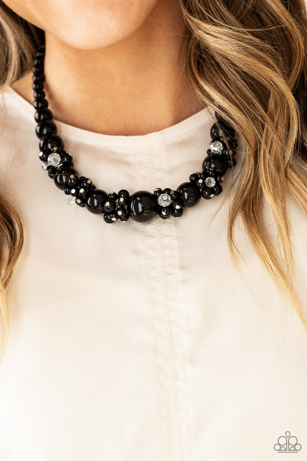 Paparazzi ♥ All Dolled UPSCALE - Black ♥  Necklace