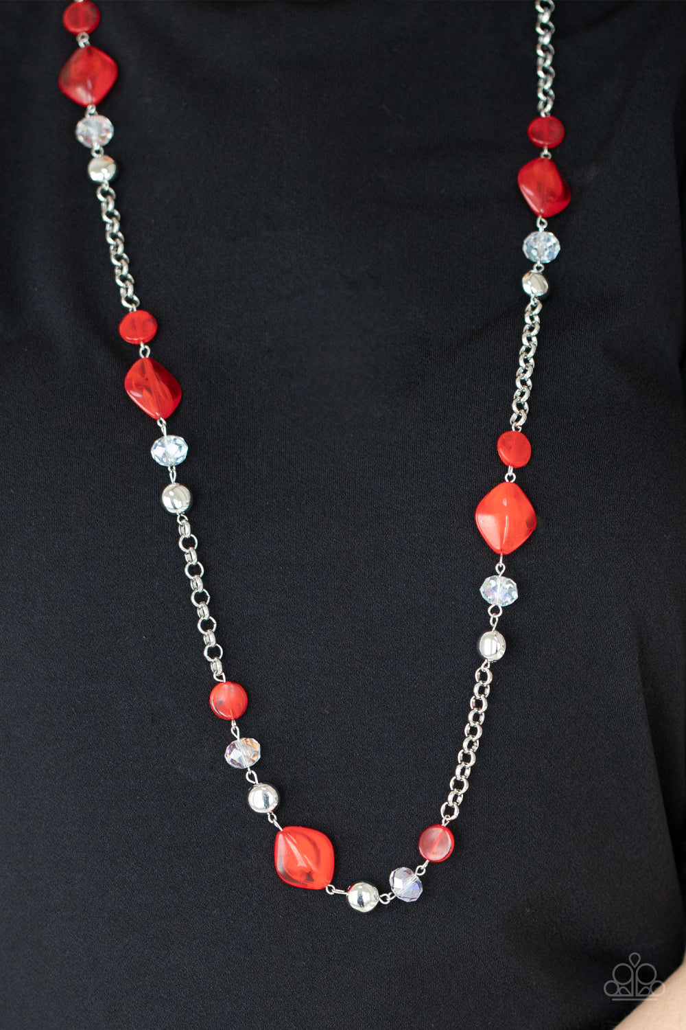 Paparazzi ♥ Light-Scattering Luminosity - Red ♥  Necklace