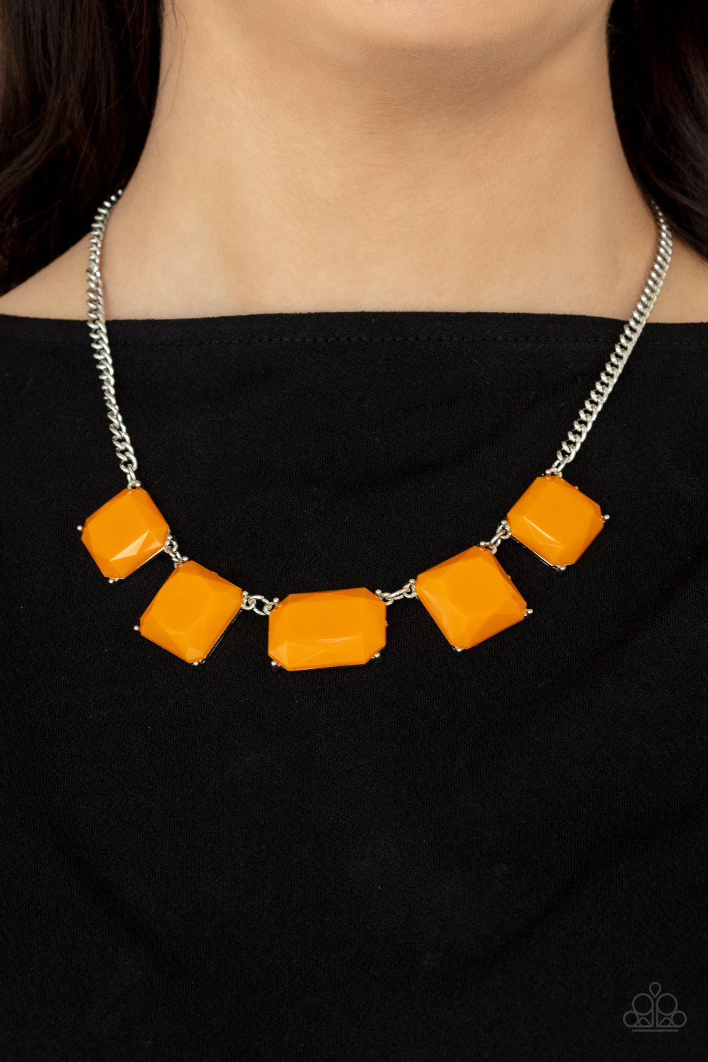 Paparazzi ♥ Instant Mood Booster - Orange ♥  Necklace