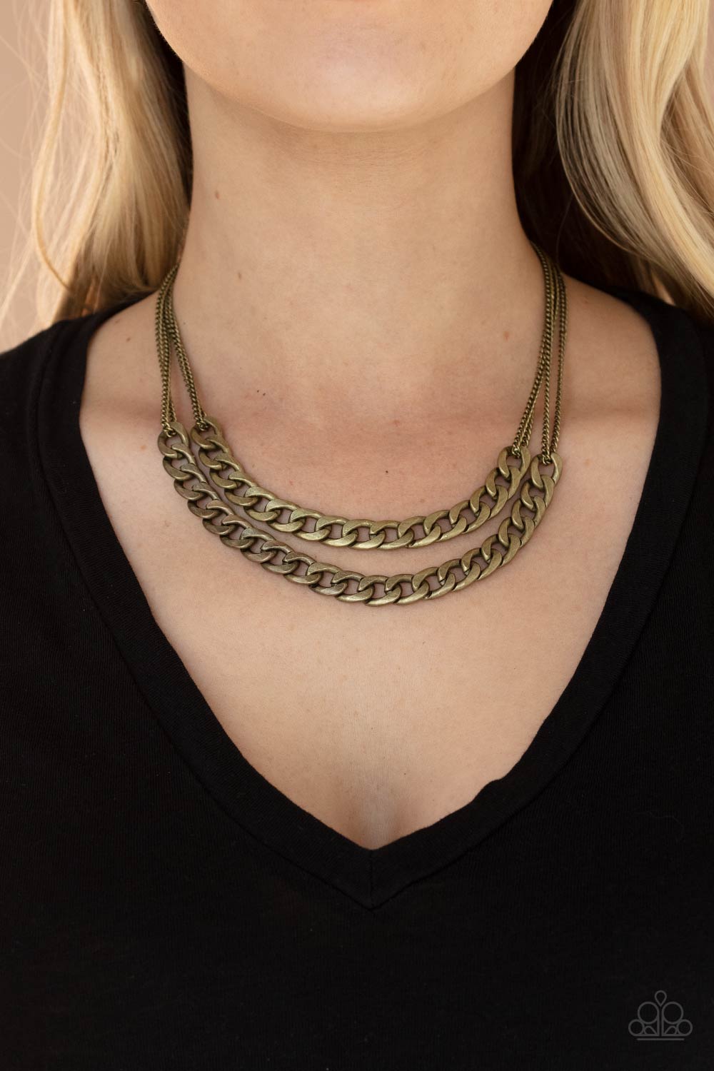Paparazzi ♥ Urban Culture - Brass ♥  Necklace