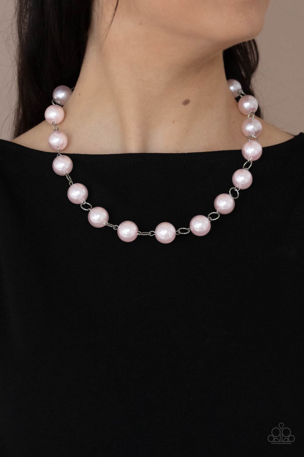 Paparazzi ♥ Ensconced in Elegance - Pink ♥  Necklace