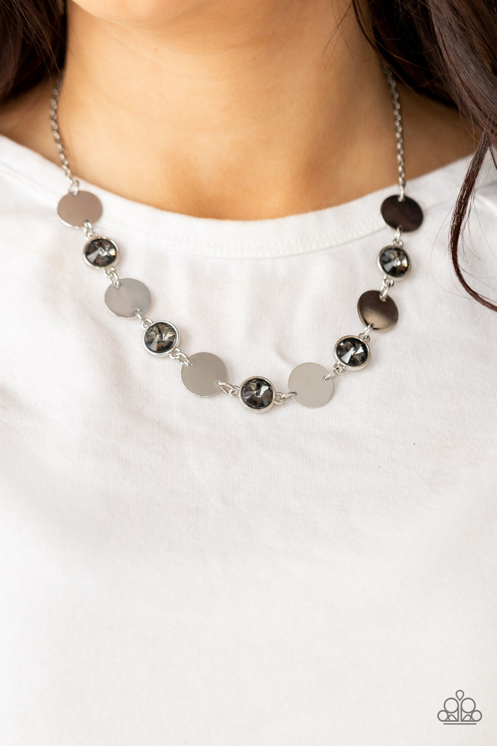 Paparazzi ♥ Refined Reflections - Silver ♥  Necklace