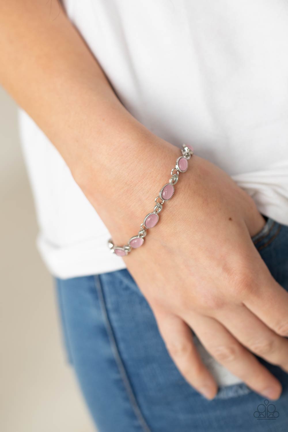 Paparazzi ♥ Blissfully Beaming - Pink ♥  Bracelet