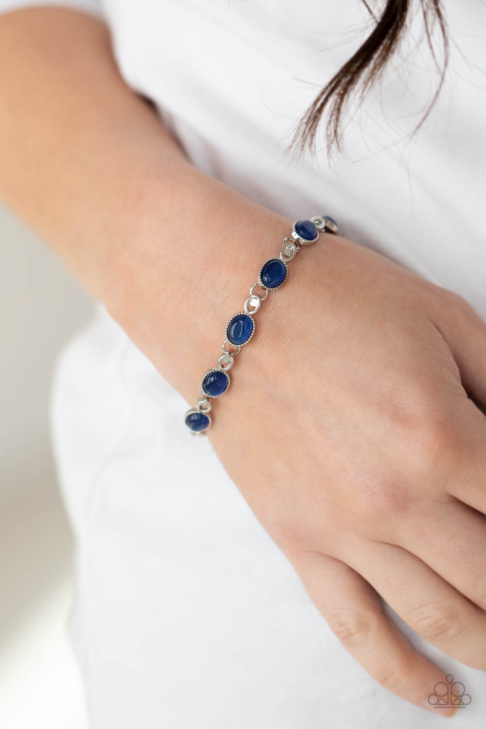 Paparazzi ♥ Blissfully Beaming - Blue ♥  Bracelet