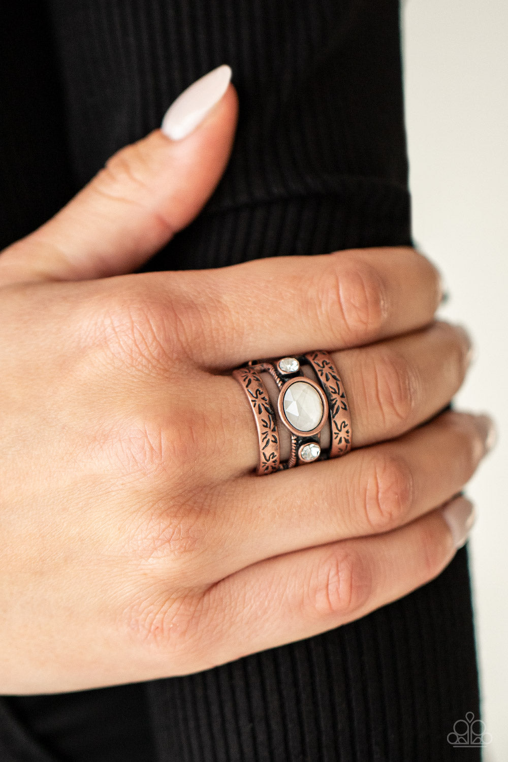 Paparazzi ♥ The GLEAMING Tower - Copper ♥  Ring