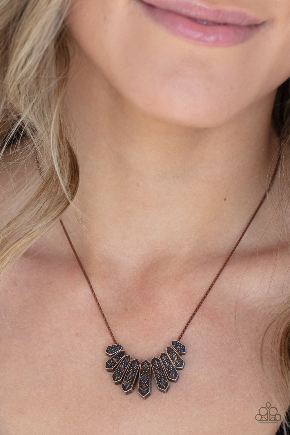 Paparazzi ♥ Monumental March - Copper ♥  Necklace