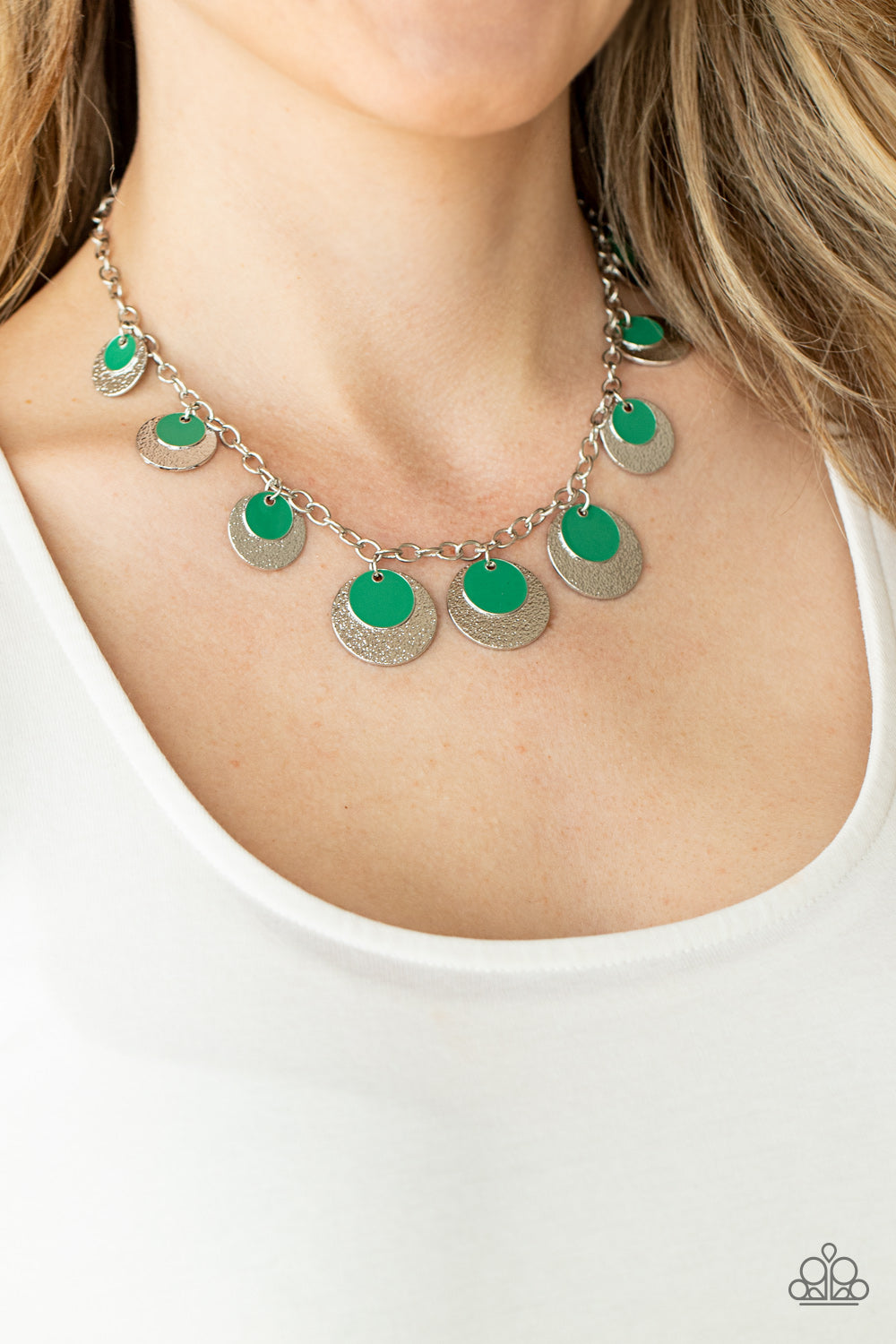 Paparazzi ♥ The Cosmos Are Calling - Green ♥  Necklace