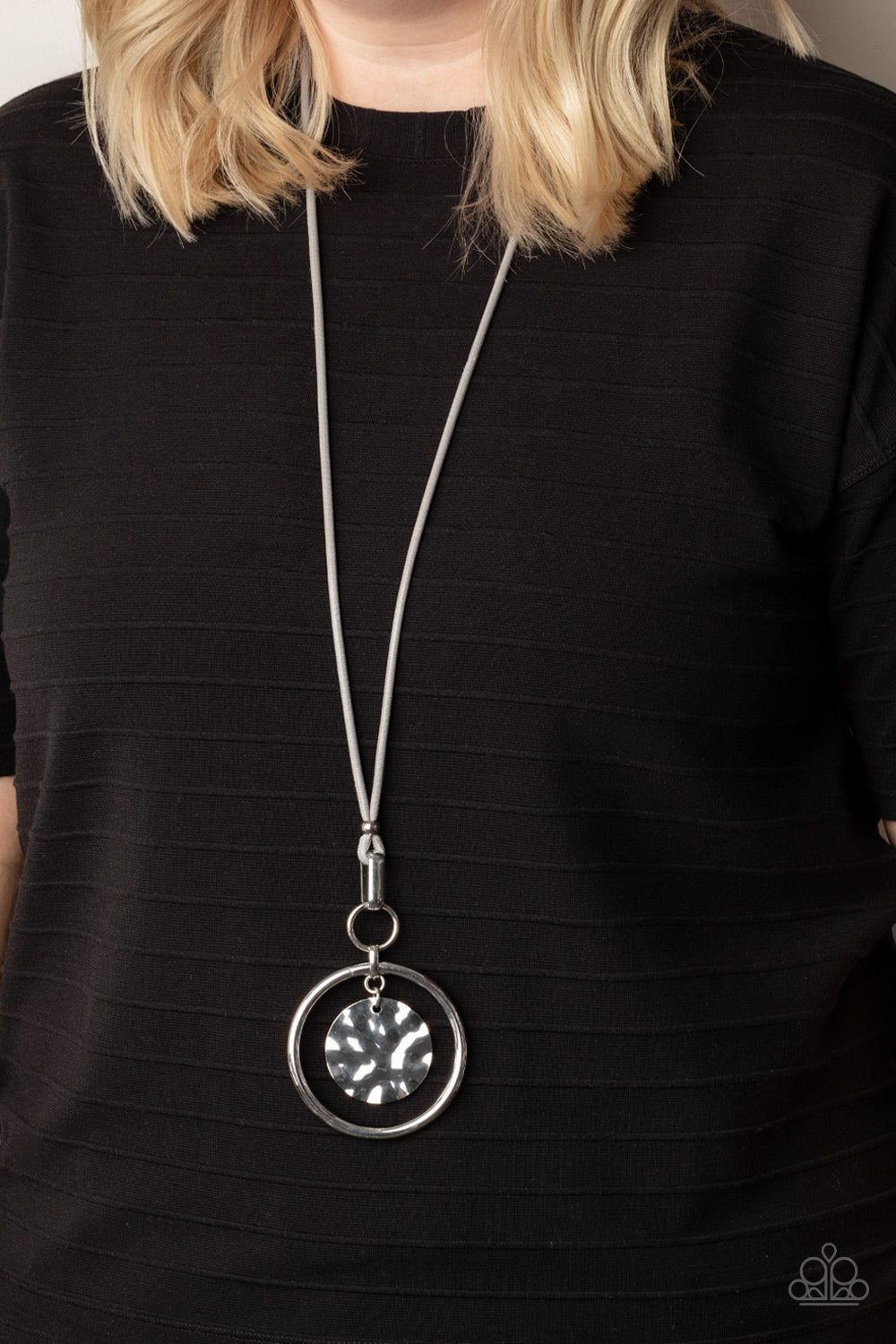 Paparazzi ♥ CORD-inated Effort - Silver ♥  Necklace