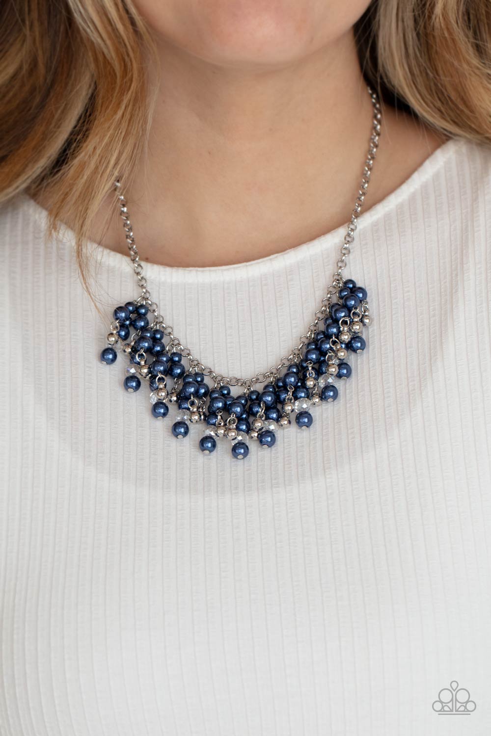 Paparazzi ♥ Champagne Dreams - Blue ♥  Necklace
