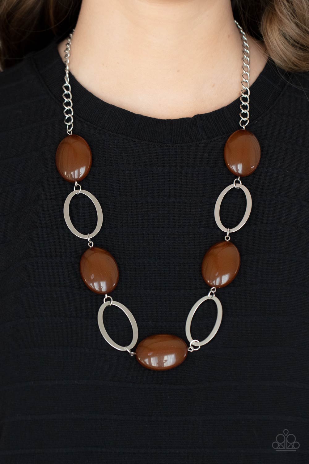 Paparazzi ♥ Beachside Boardwalk - Brown ♥  Necklace