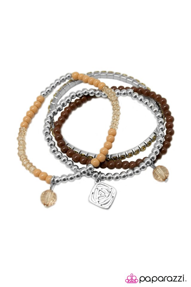 Paparazzi ♥ POSHEST Of Them All - Brown ♥ Bracelet