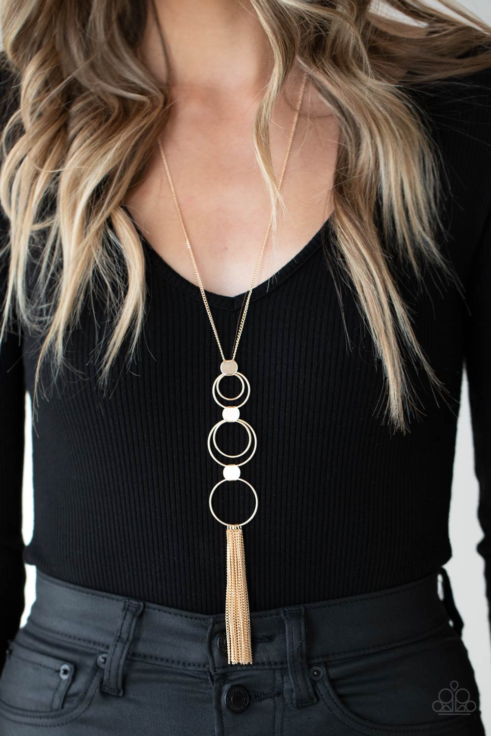Paparazzi ♥ Join The Circle - Gold ♥  Necklace