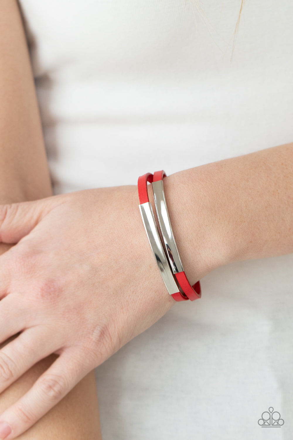 Paparazzi ♥ Dangerously Divine - Red ♥  Bracelet
