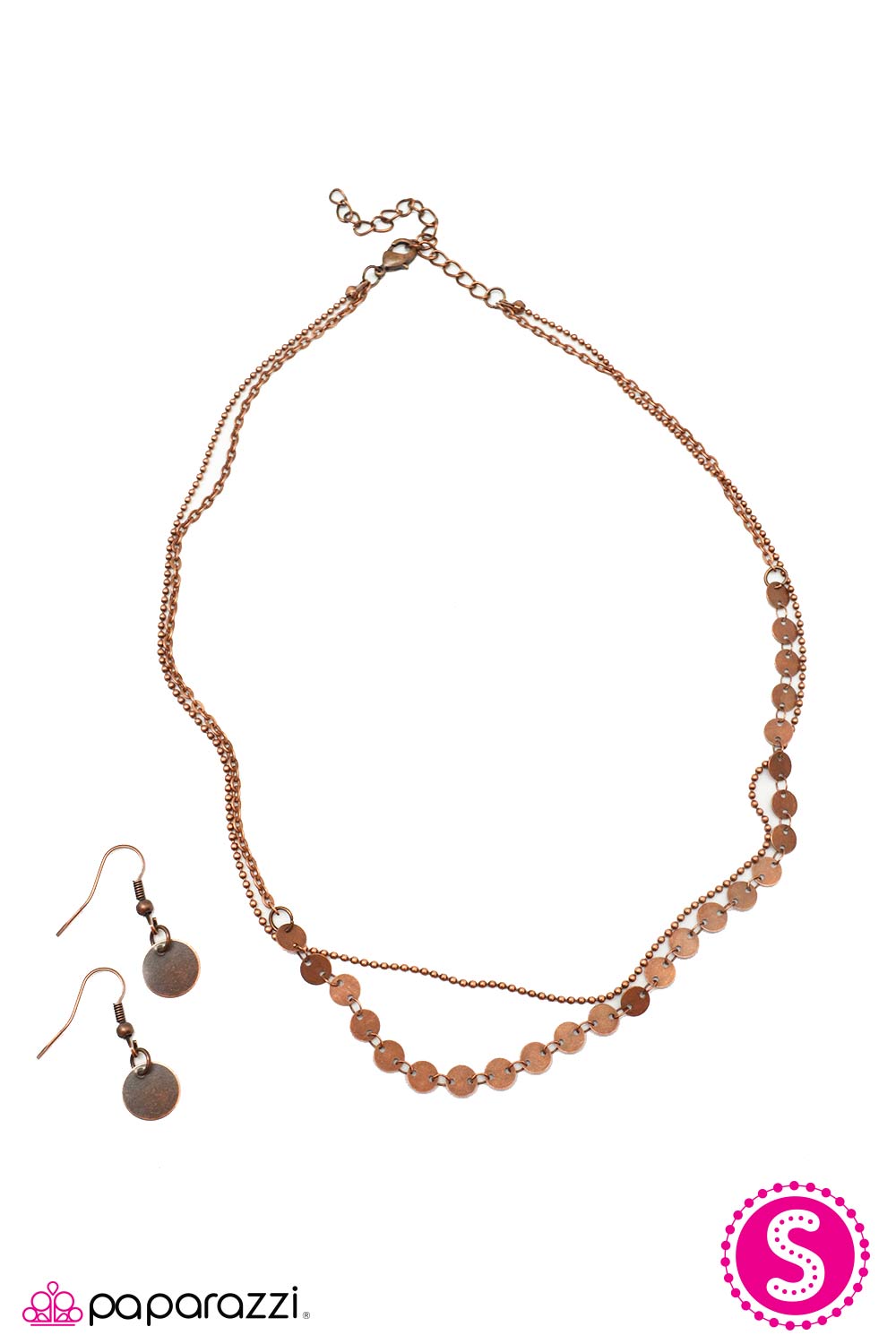 Paparazzi ♥ Figaro - Copper ♥  Necklace