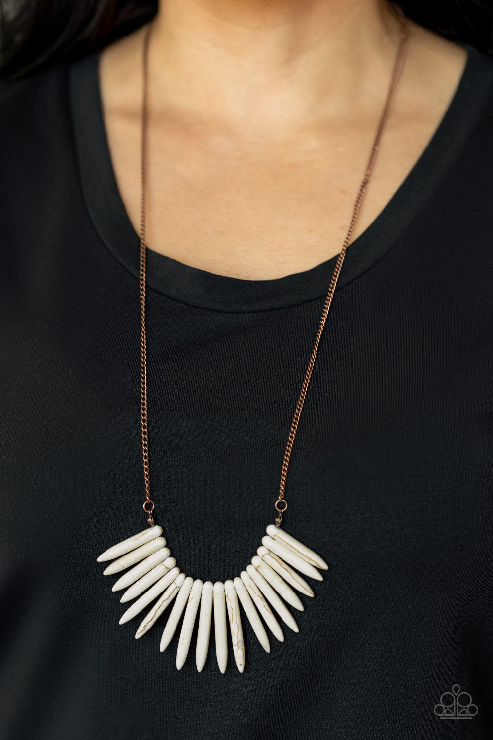Paparazzi ♥ Exotic Edge - Copper ♥  Necklace