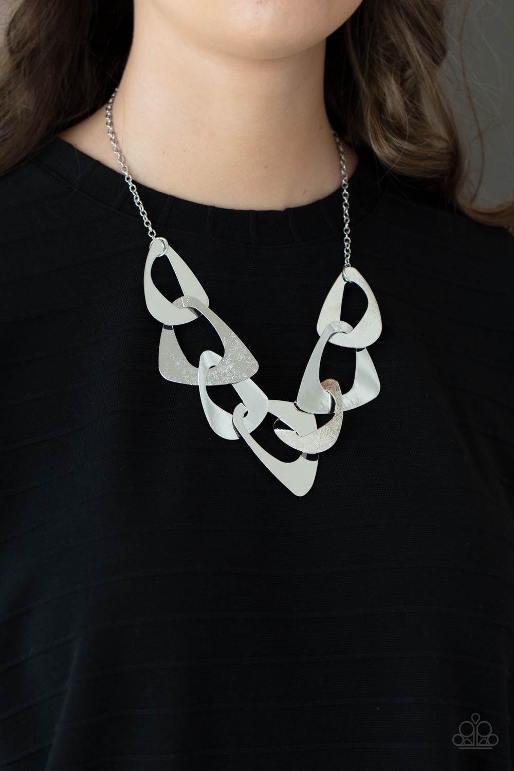 Paparazzi ♥ Guide To The Galaxy - Silver ♥  Necklace