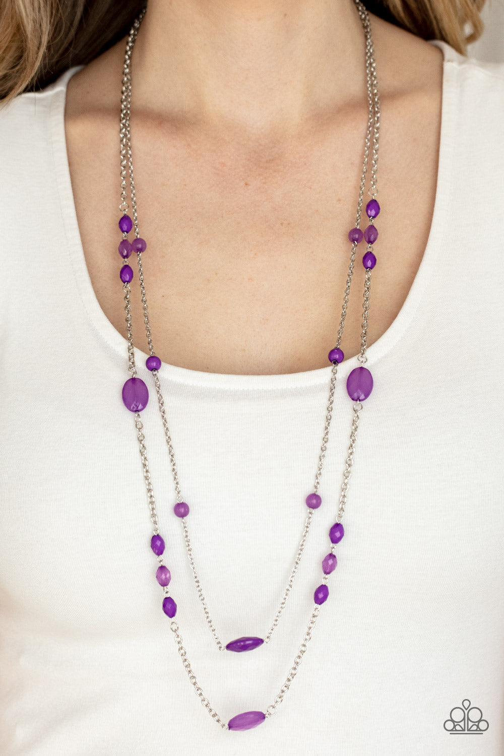 Paparazzi ♥ Day Trip Delights - Purple ♥  Necklace