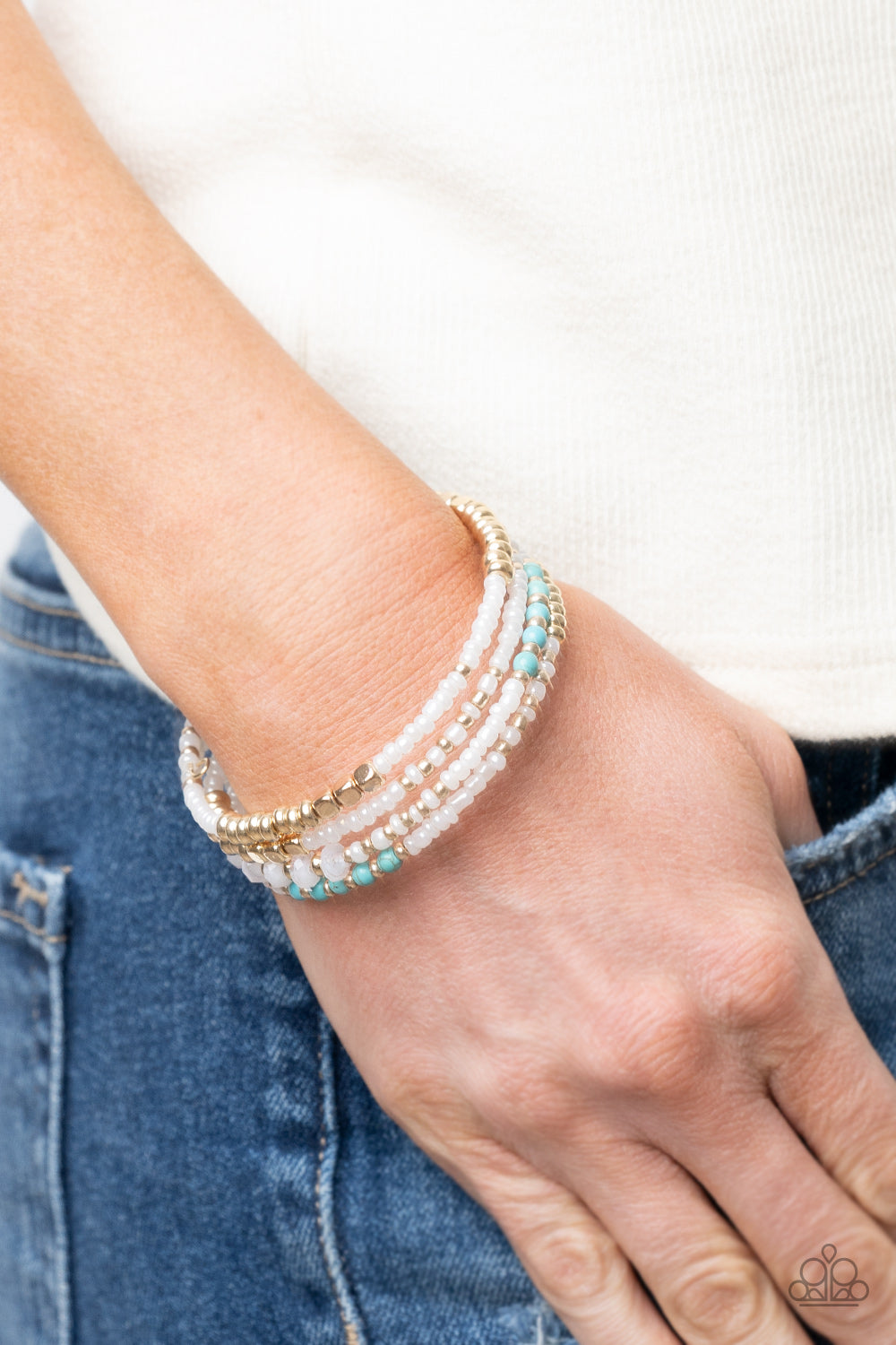 Paparazzi ♥ Infinitely Dreamy - Gold ♥  Bracelet