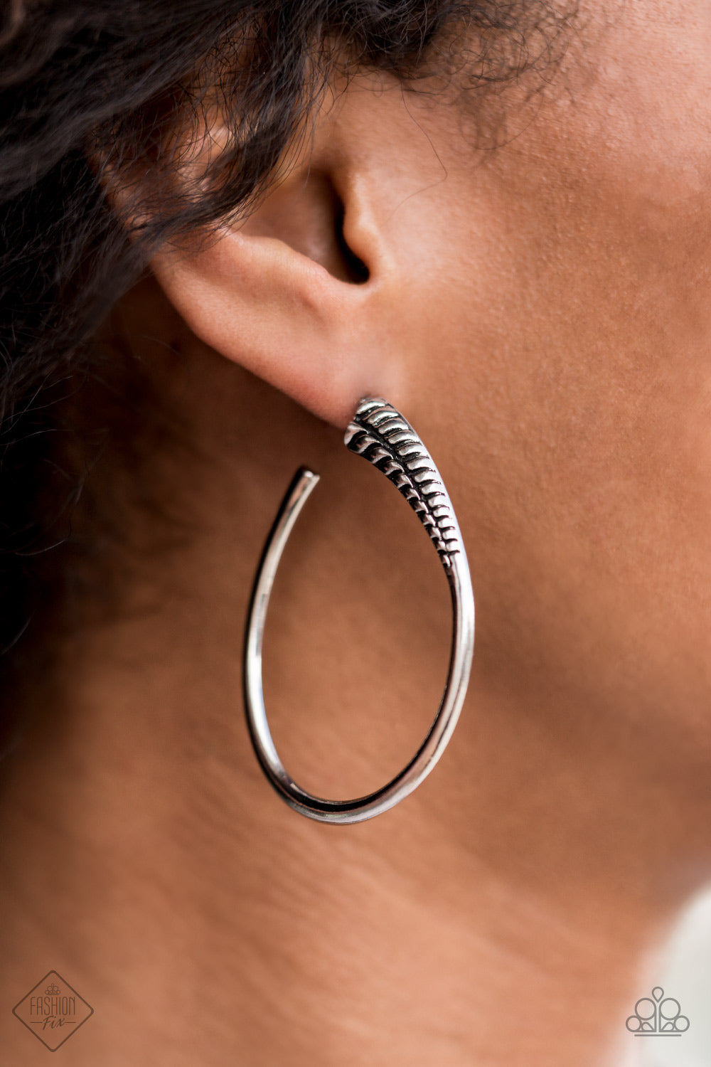 Paparazzi ♥ Fully Loaded - Silver ♥  Earrings