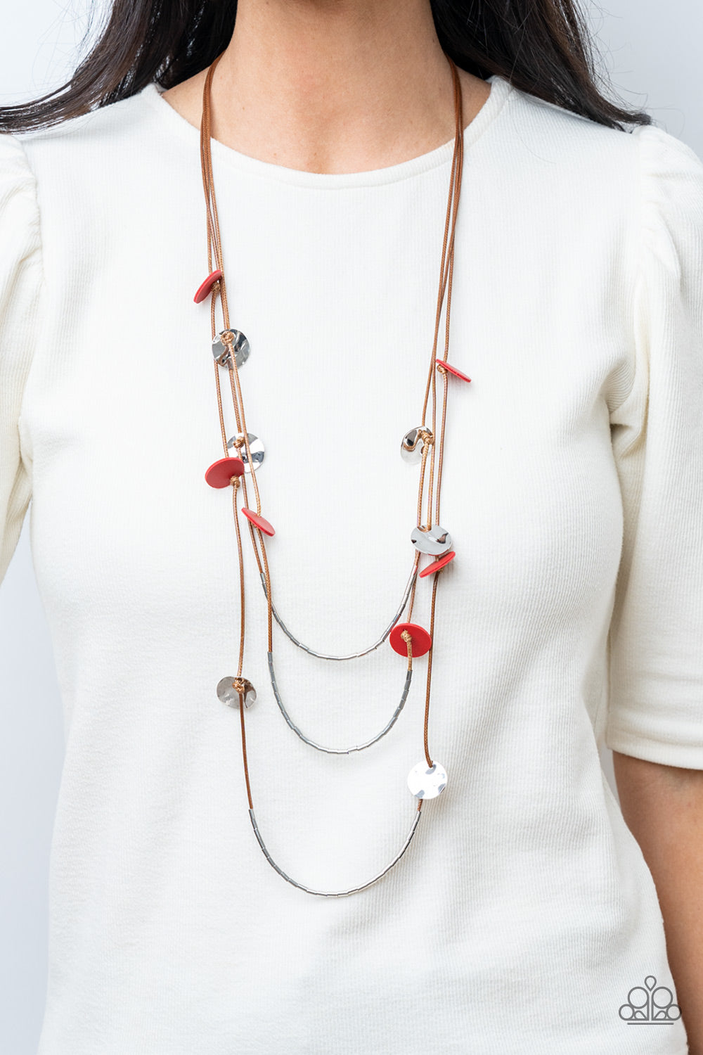 Paparazzi ♥ Alluring Luxe - Red ♥  Necklace