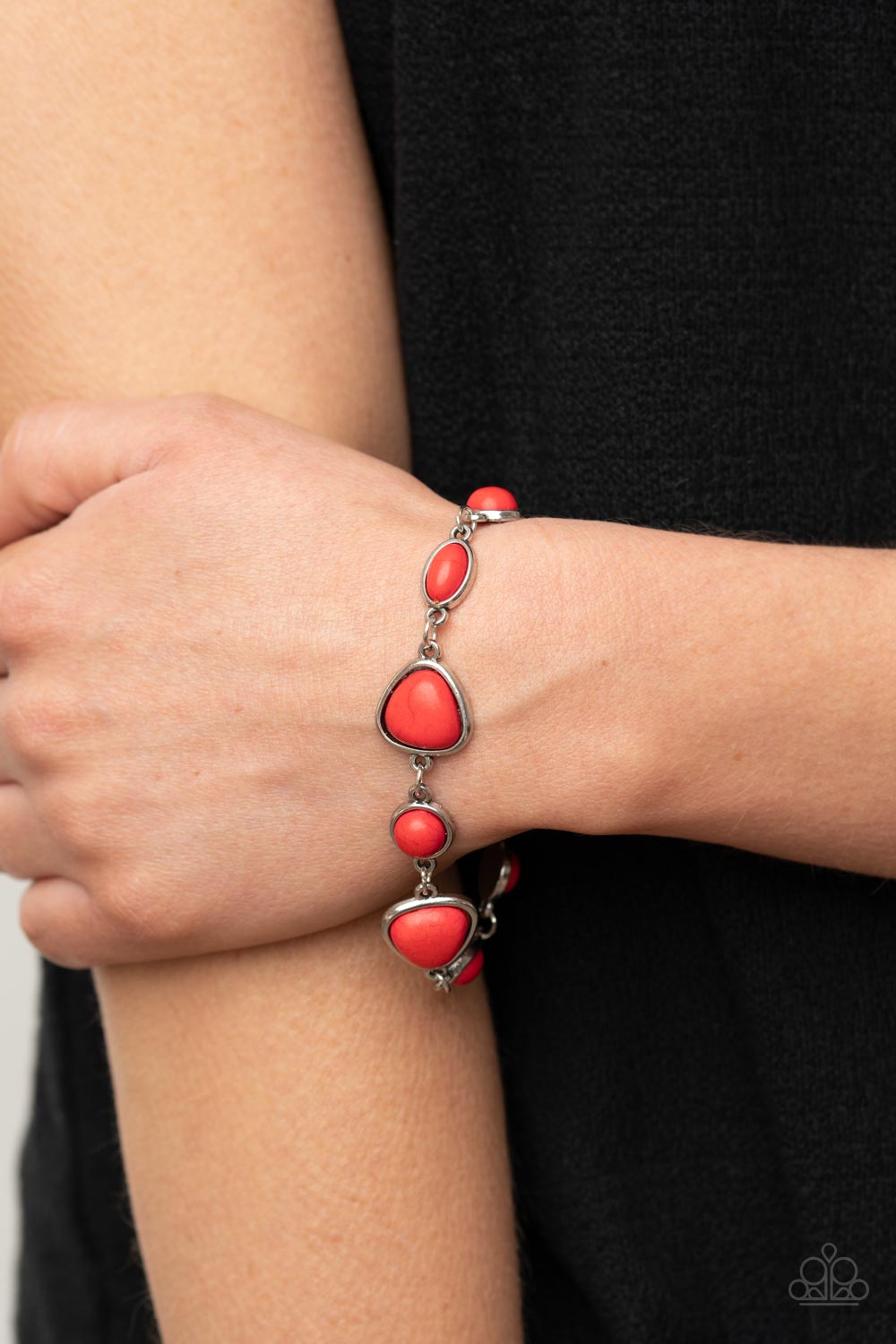 Paparazzi ♥ Eco-Friendly Fashionista - Red ♥  Bracelet