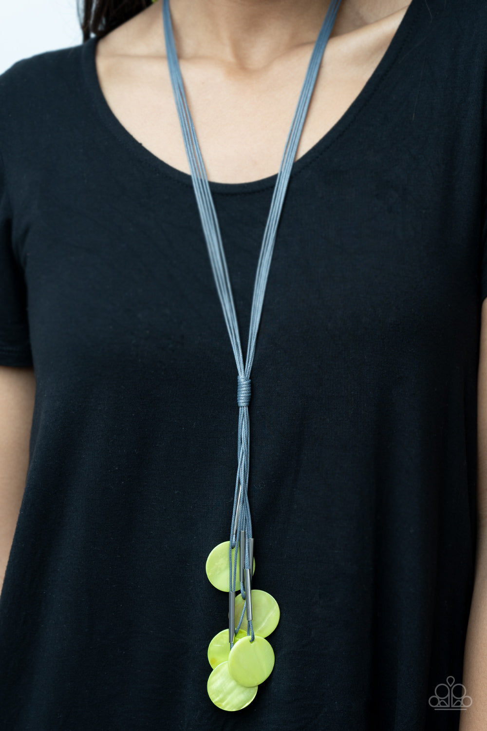 Paparazzi ♥ Tidal Tassels - Green ♥  Necklace