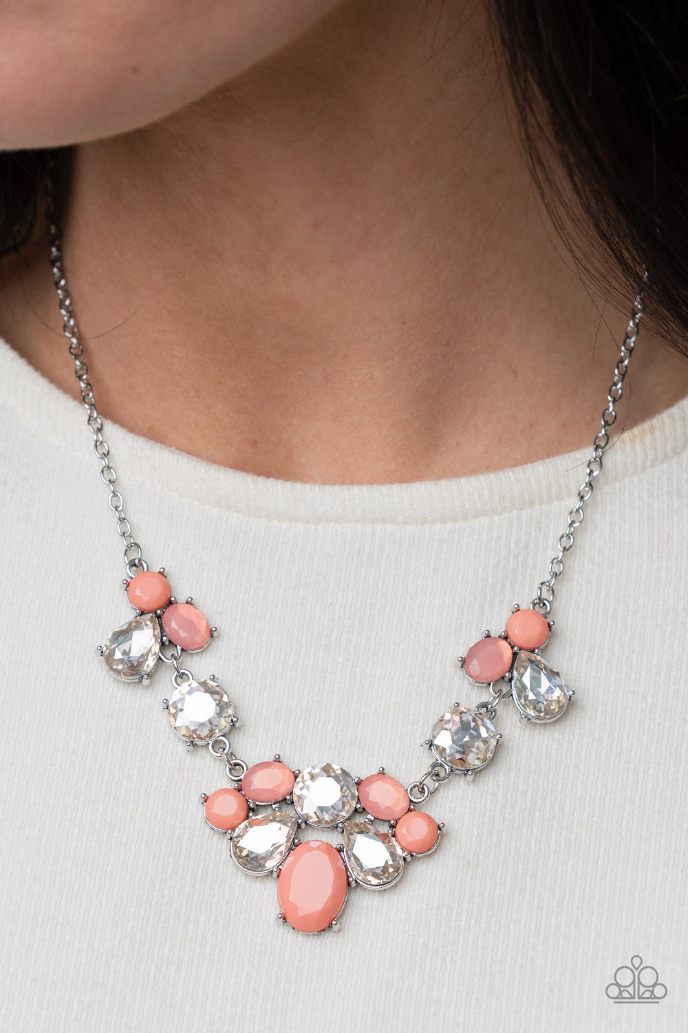 Paparazzi ♥ Ethereal Romance - Orange ♥  Necklace