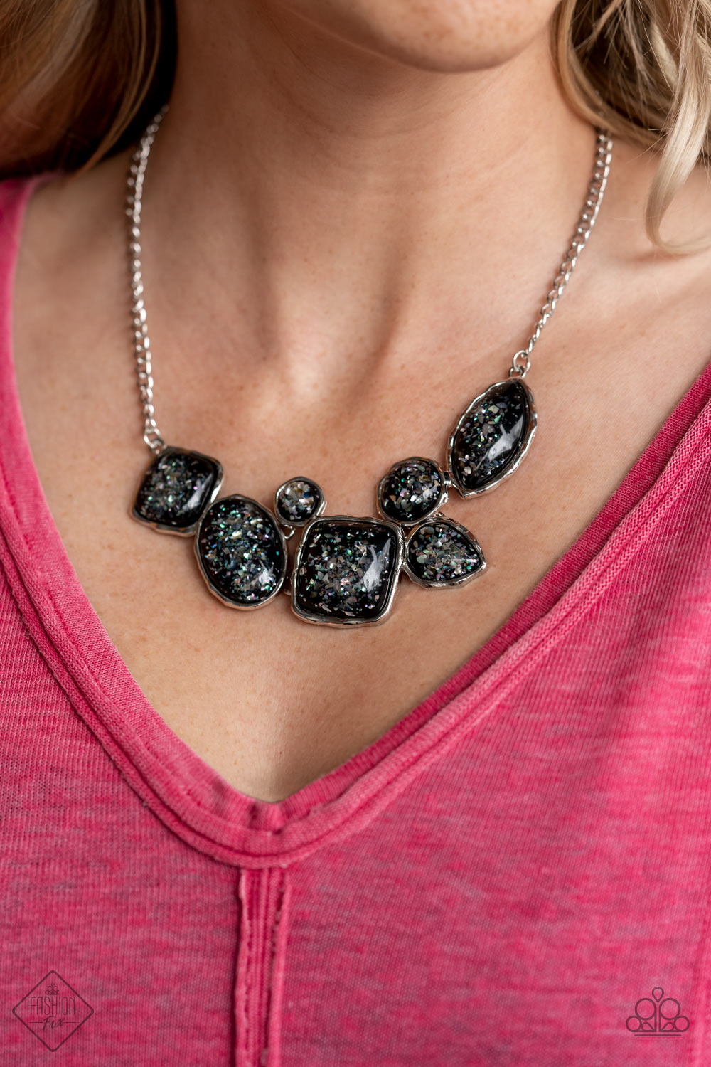 Paparazzi ♥ So Jelly - Black ♥  Necklace