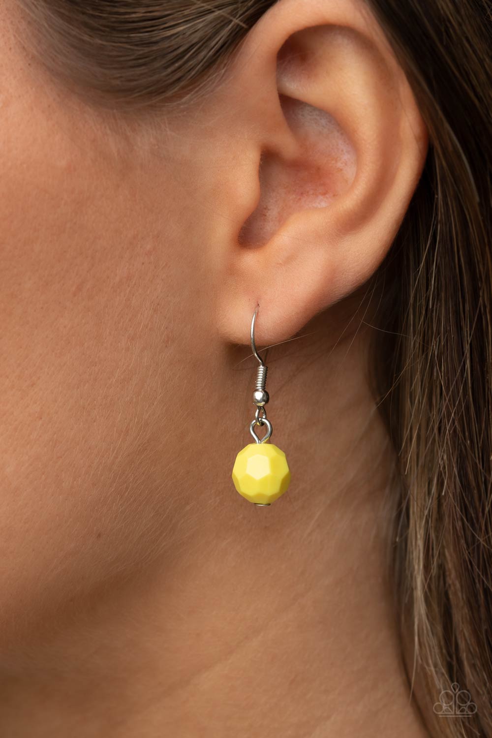 Paparazzi ♥ Tic Tac TREND - Yellow ♥  Necklace