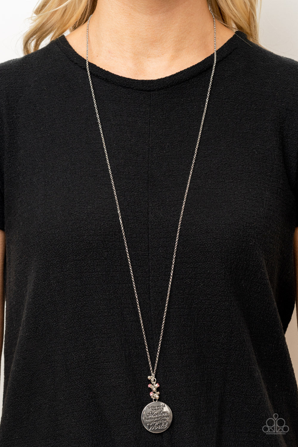 Paparazzi ♥ Maternal Blessings - Pink ♥  Necklace