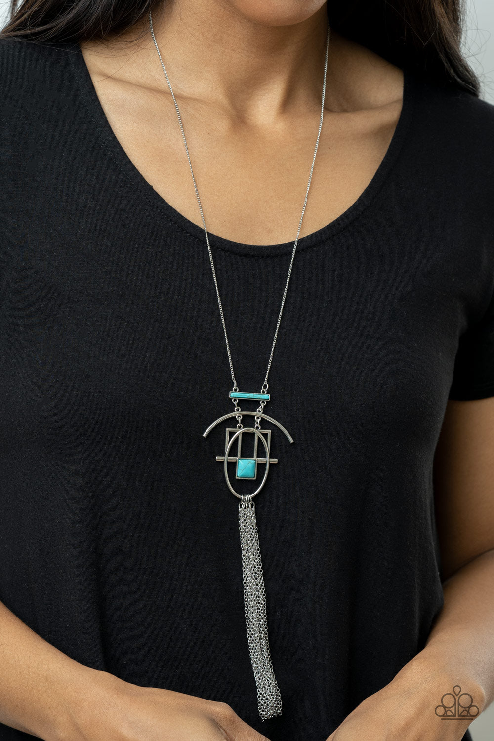 Paparazzi ♥ Eco Echoes - Blue ♥  Necklace