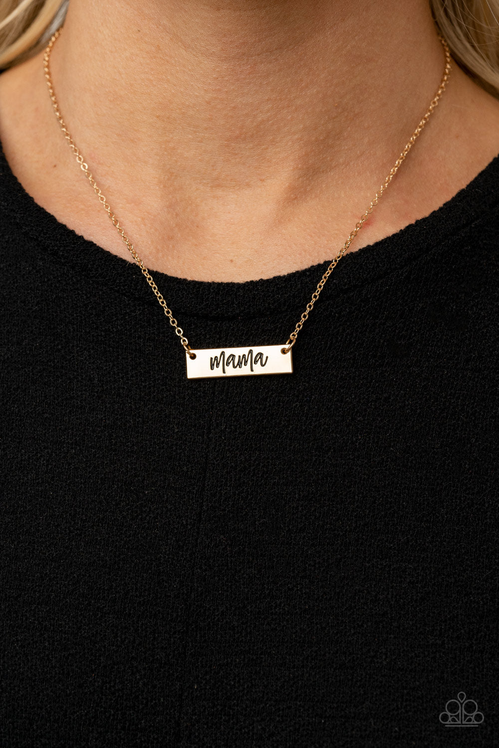 Paparazzi ♥ Blessed Mama - Gold ♥  Necklace