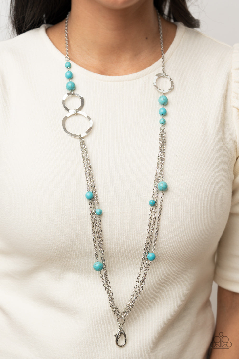 Paparazzi ♥ Local Charm - Blue ♥  Lanyard