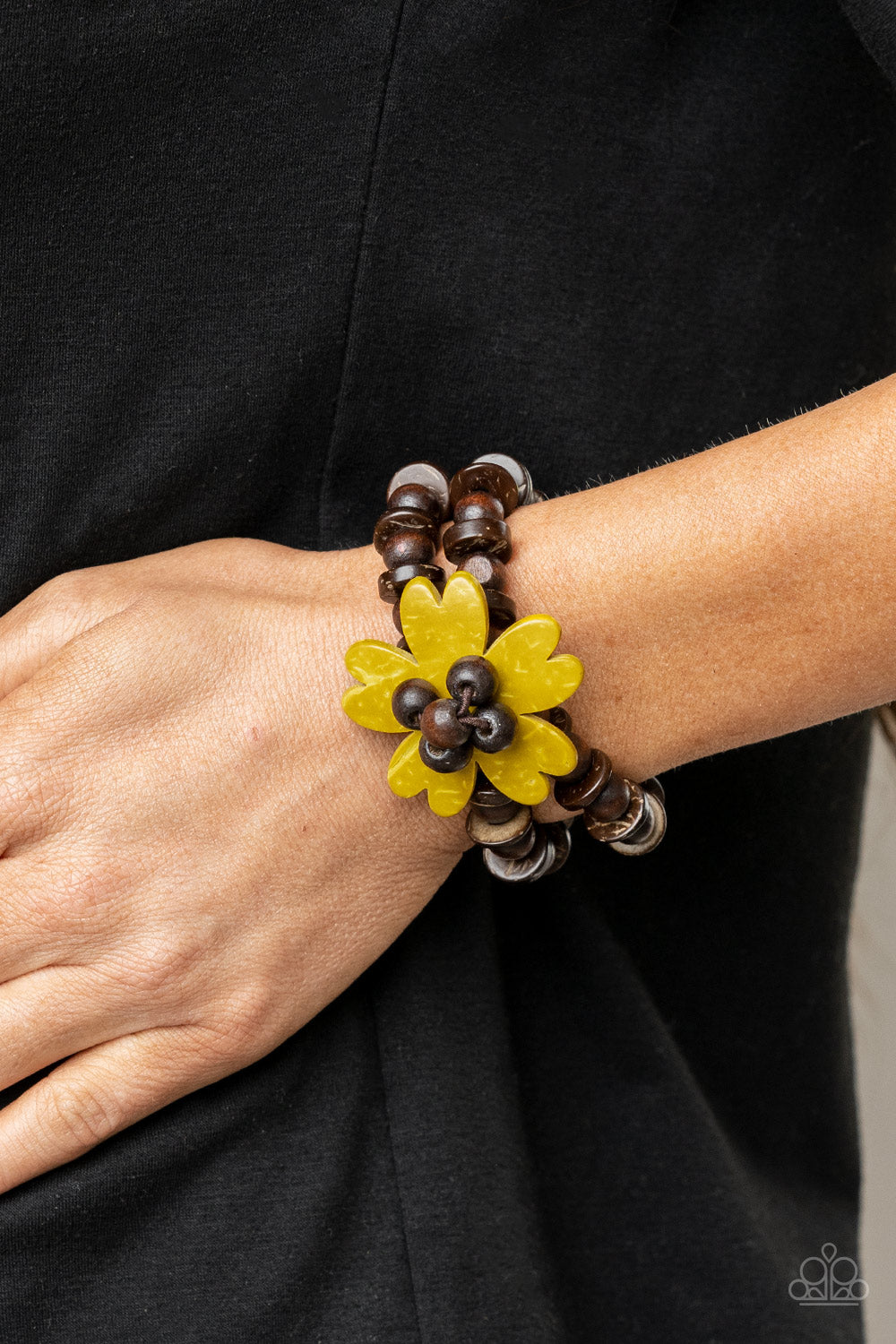 Paparazzi ♥ Tropical Flavor - Yellow ♥  Bracelet