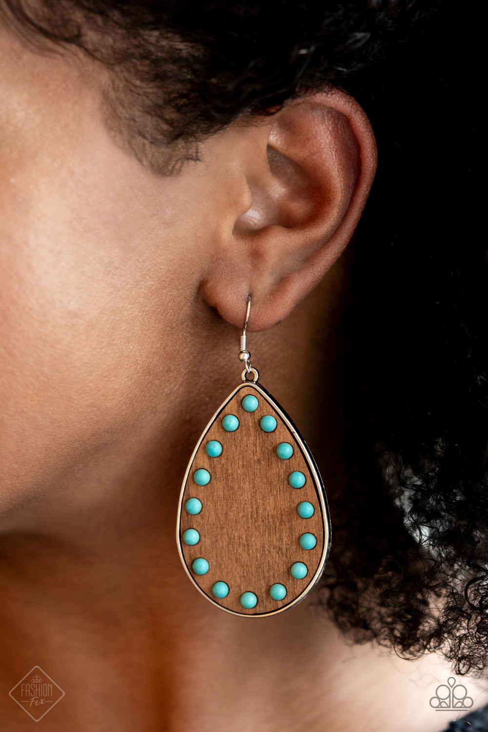 Paparazzi ♥ Rustic Refuge - Blue ♥  Earrings