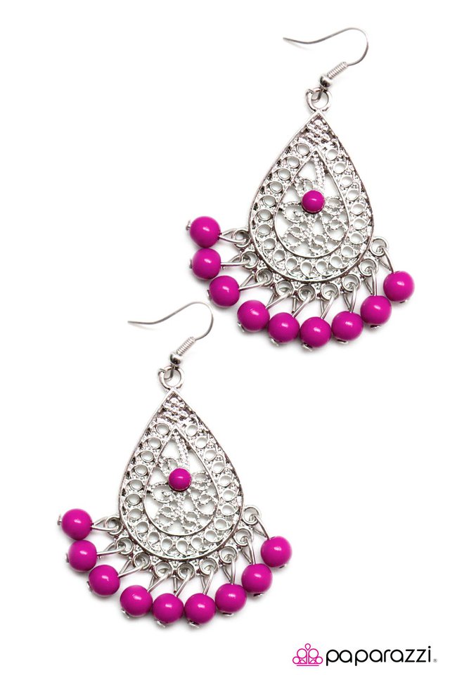 Paparazzi ♥ Drops of Inspiration - Purple ♥ Earrings