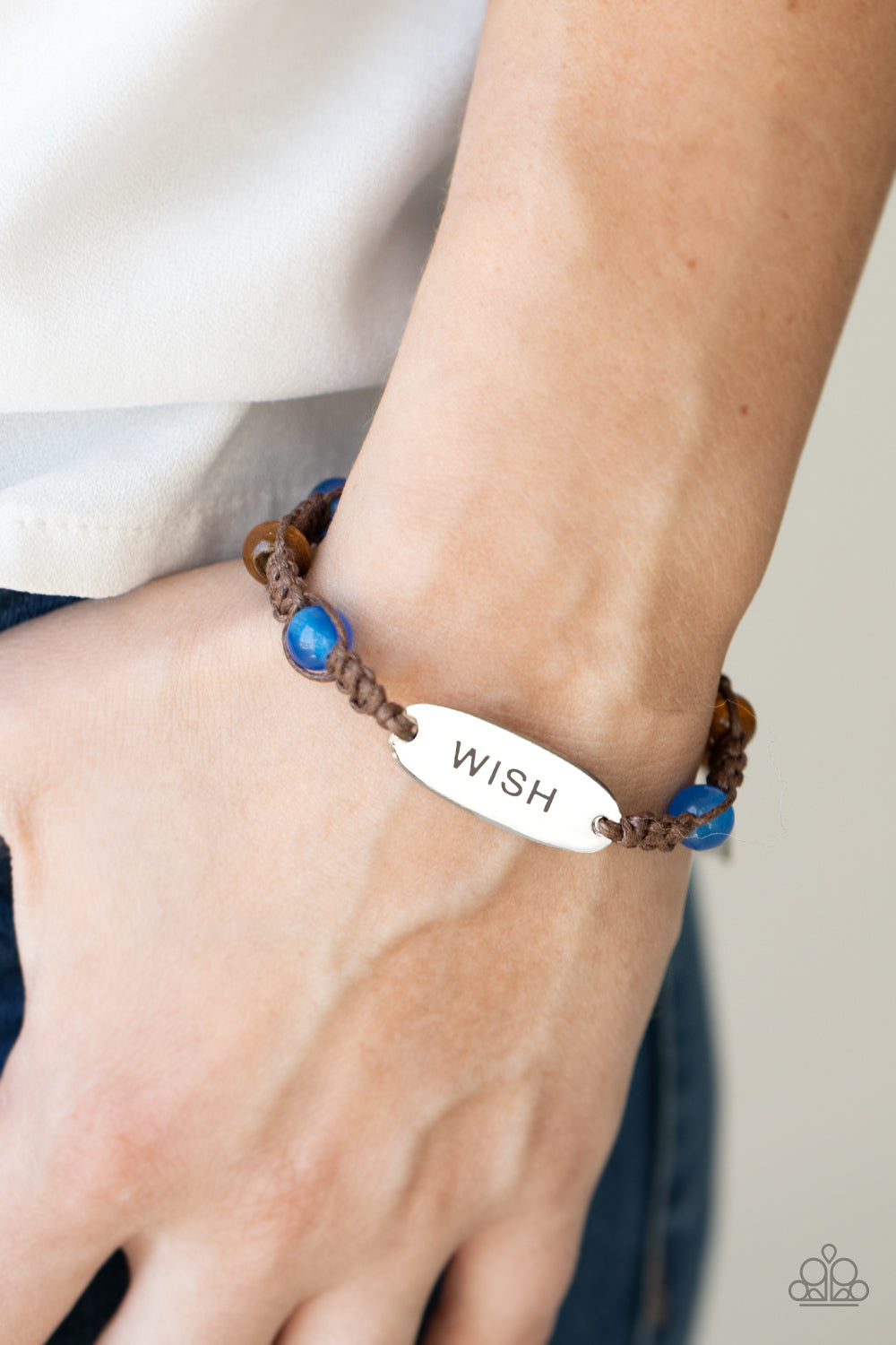 Paparazzi ♥ WISH This Way - Blue ♥  Bracelet