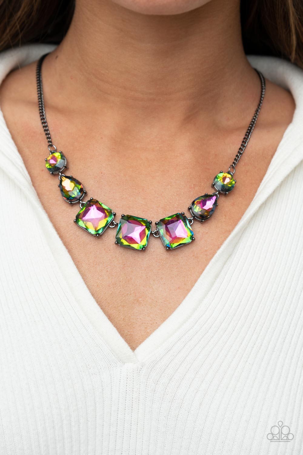 Paparazzi ♥ Unfiltered Confidence - Multi ♥  Necklace