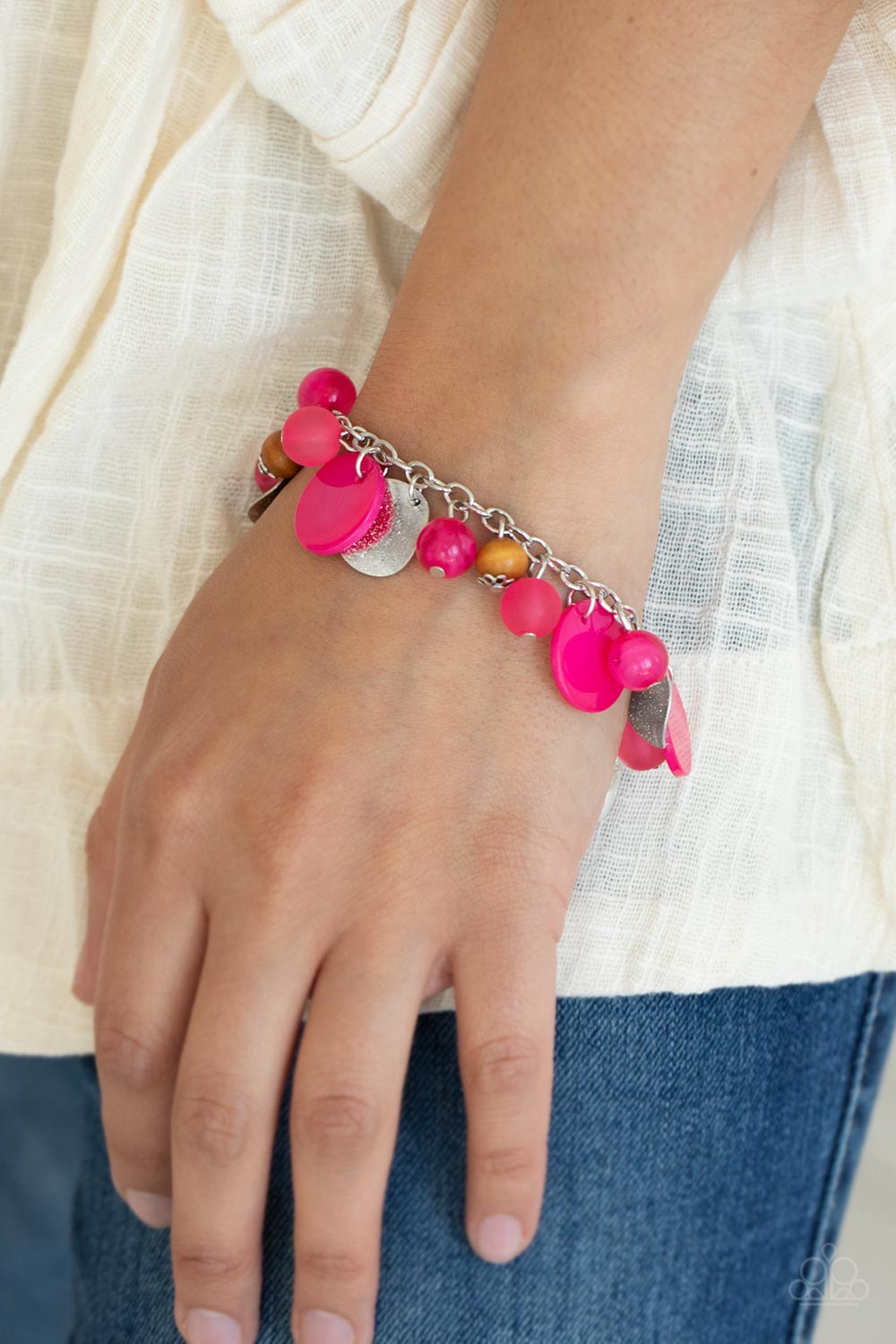 Paparazzi ♥ Springtime Springs - Pink ♥  Bracelet