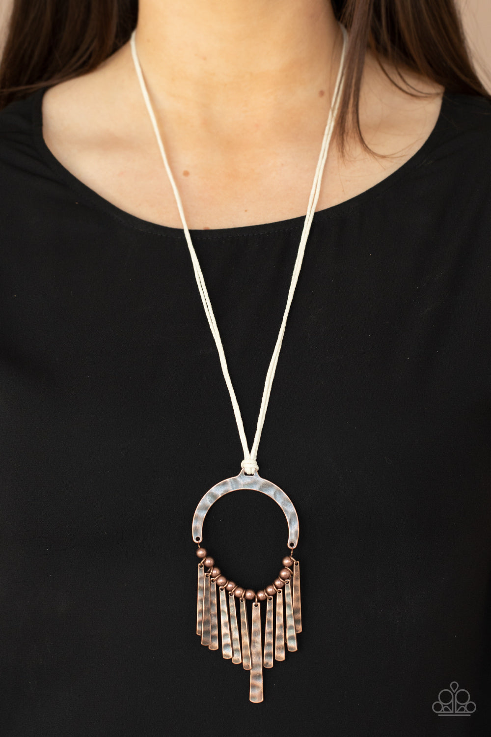 Paparazzi ♥ You Wouldnt FLARE! - Copper ♥  Necklace