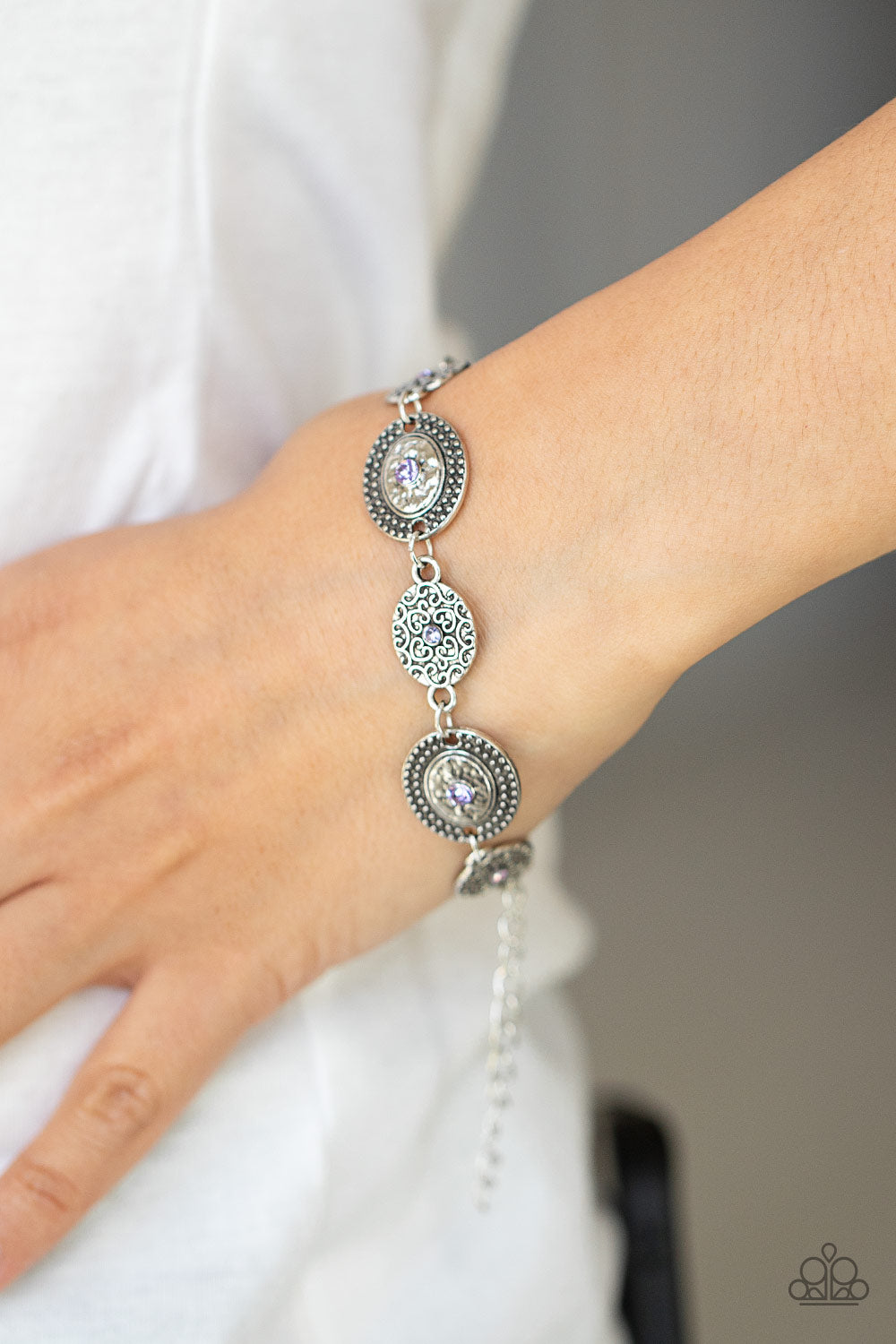 Paparazzi ♥ Secret Garden Glamour - Purple ♥  Bracelet