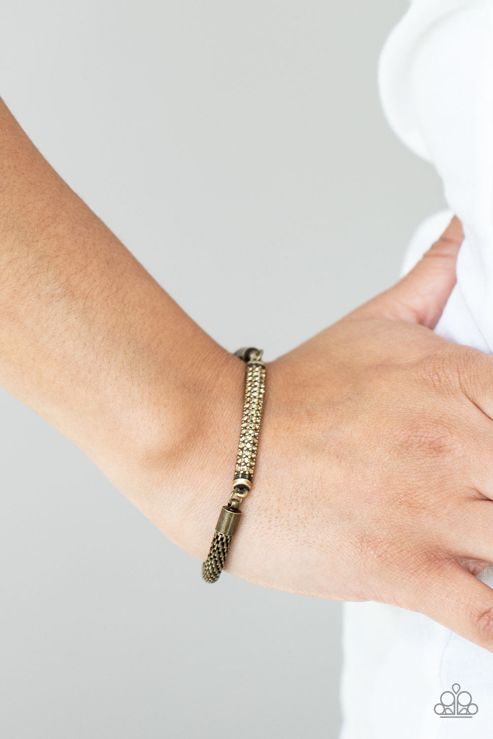 Paparazzi ♥ Fearlessly Unfiltered - Brass ♥  Bracelet